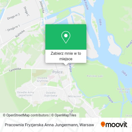 Mapa Pracownia Fryzjerska Anna Jungermann