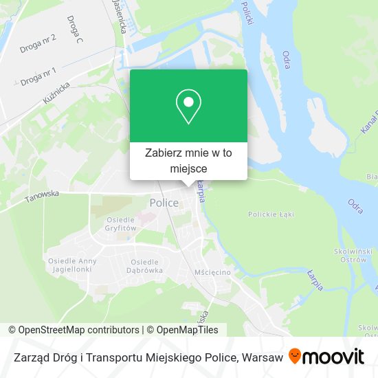 Mapa Zarząd Dróg i Transportu Miejskiego Police