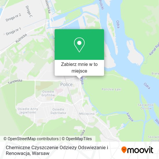 Mapa Chemiczne Czyszczenie Odziezy Odswiezanie i Renowacja