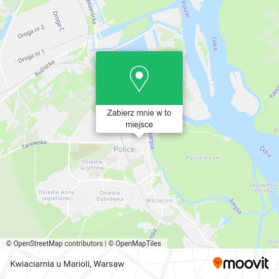 Mapa Kwiaciarnia u Marioli