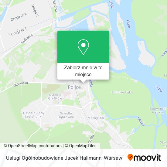 Mapa Usługi Ogólnobudowlane Jacek Hallmann