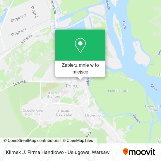 Mapa Klimek J. Firma Handlowo - Usługowa