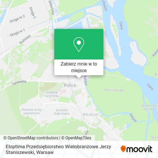 Mapa Eloptima Przedsiębiorstwo Wielobranżowe Jerzy Staniszewski