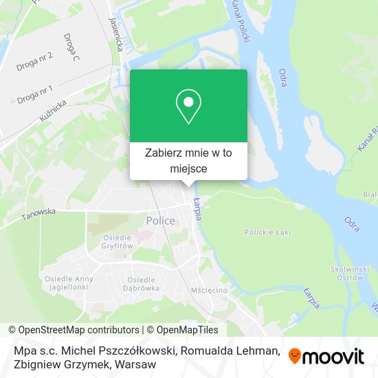 Mapa Mpa s.c. Michel Pszczółkowski, Romualda Lehman, Zbigniew Grzymek