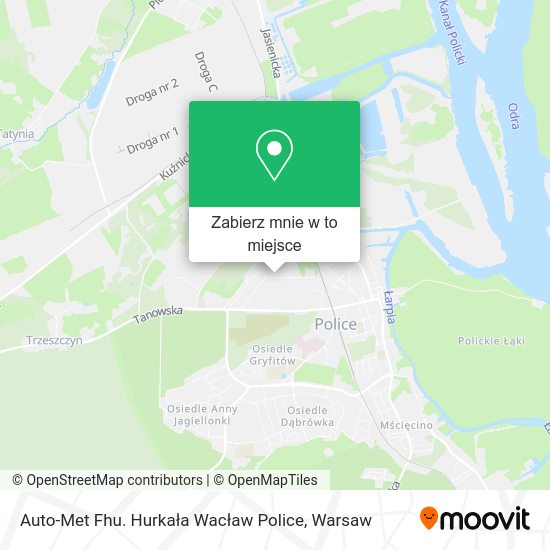 Mapa Auto-Met Fhu. Hurkała Wacław Police