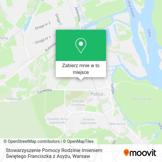 Mapa Stowarzyszenie Pomocy Rodzinie Imieniem Świętego Franciszka z Asyżu