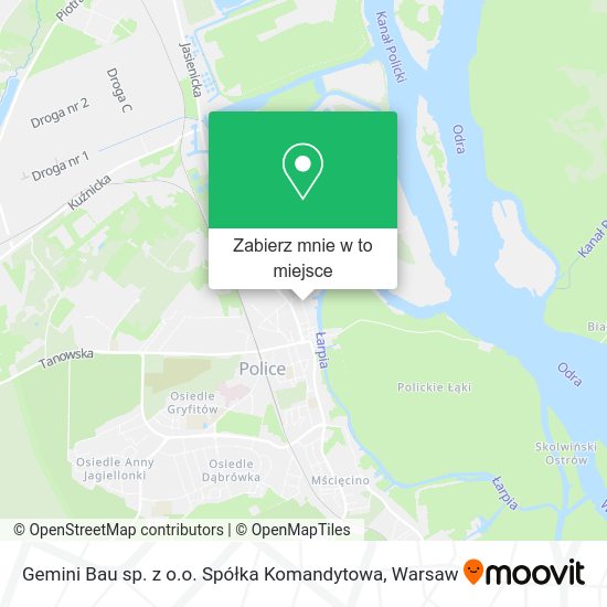 Mapa Gemini Bau sp. z o.o. Spółka Komandytowa