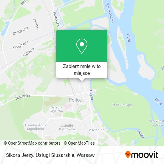 Mapa Sikora Jerzy. Usługi Ślusarskie