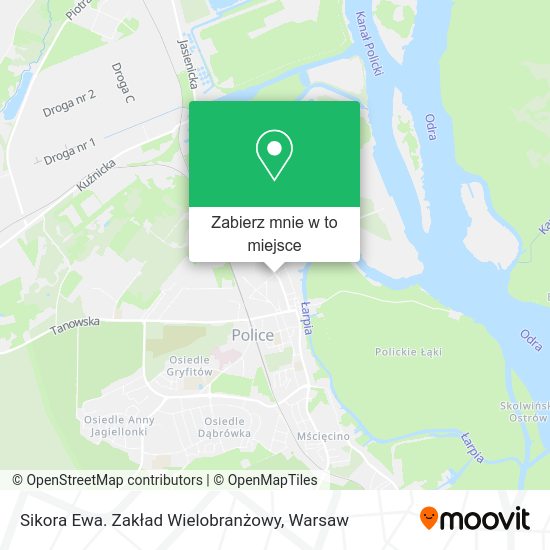 Mapa Sikora Ewa. Zakład Wielobranżowy