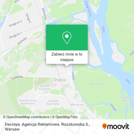 Mapa Decreya. Agencja Reklamowa. Roszkowska S.