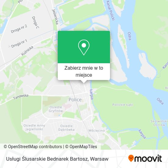 Mapa Usługi Ślusarskie Bednarek Bartosz