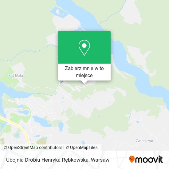 Mapa Ubojnia Drobiu Henryka Rębkowska