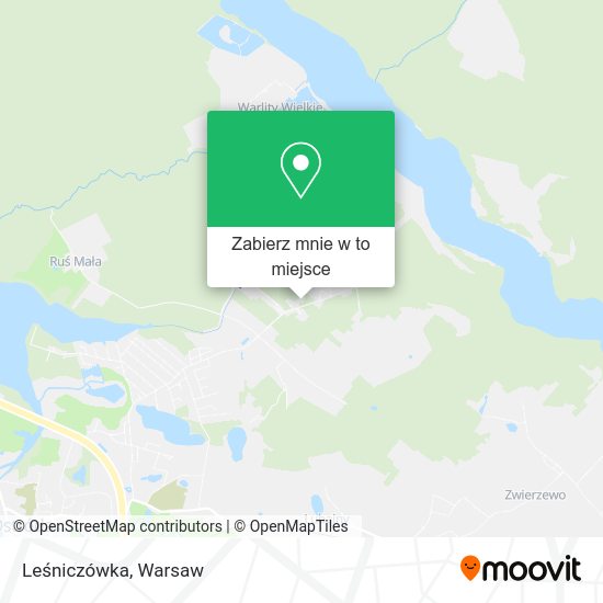 Mapa Leśniczówka