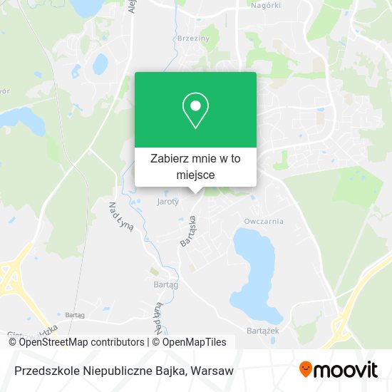 Mapa Przedszkole Niepubliczne Bajka