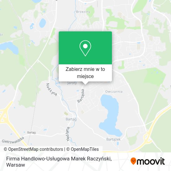 Mapa Firma Handlowo-Usługowa Marek Raczyński