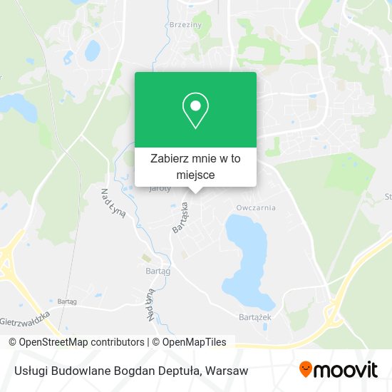 Mapa Usługi Budowlane Bogdan Deptuła