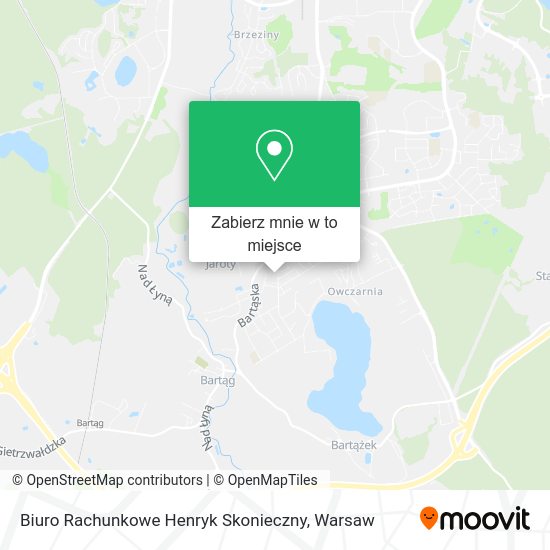 Mapa Biuro Rachunkowe Henryk Skonieczny