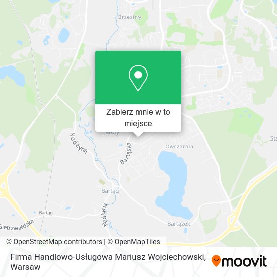 Mapa Firma Handlowo-Usługowa Mariusz Wojciechowski