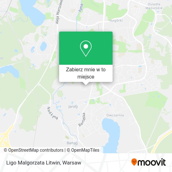 Mapa Ligo Malgorzata Litwin