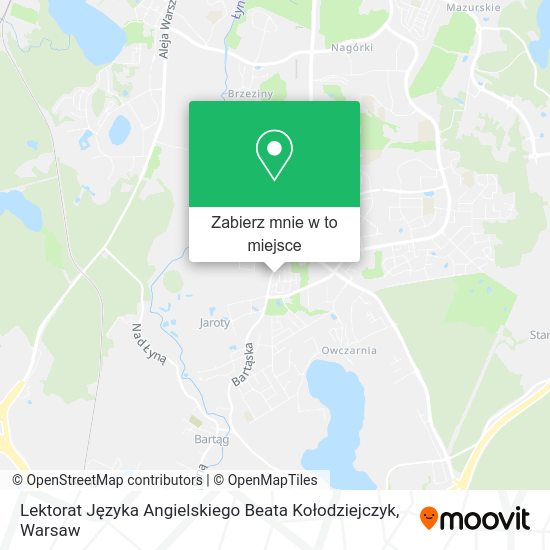 Mapa Lektorat Języka Angielskiego Beata Kołodziejczyk