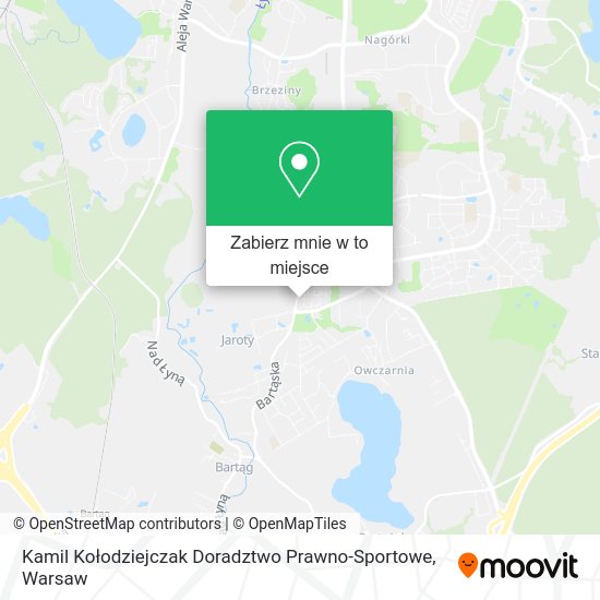 Mapa Kamil Kołodziejczak Doradztwo Prawno-Sportowe