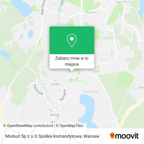 Mapa Misbud Sp z o O Spółka Komandytowa