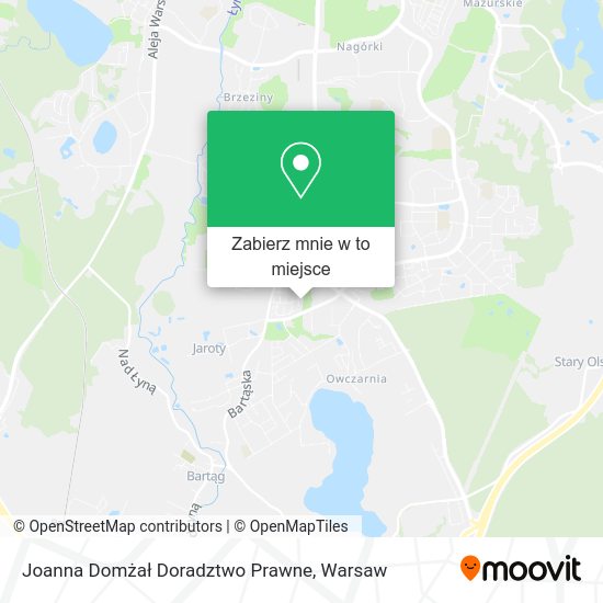 Mapa Joanna Domżał Doradztwo Prawne