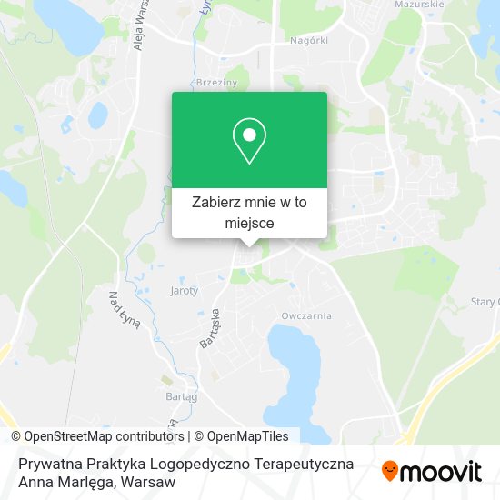 Mapa Prywatna Praktyka Logopedyczno Terapeutyczna Anna Marlęga