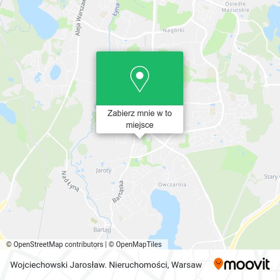 Mapa Wojciechowski Jarosław. Nieruchomości