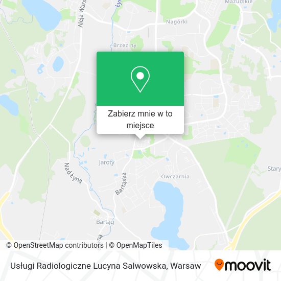 Mapa Usługi Radiologiczne Lucyna Salwowska