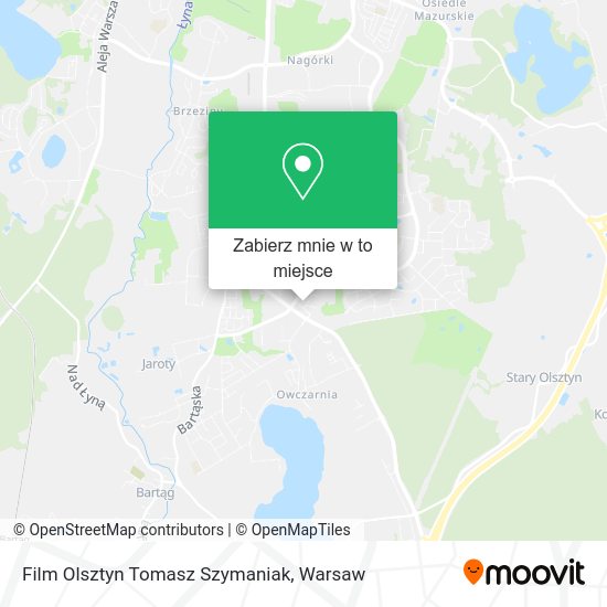 Mapa Film Olsztyn Tomasz Szymaniak