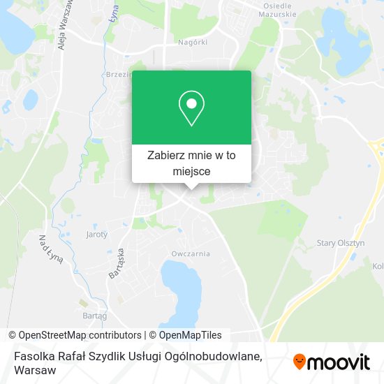 Mapa Fasolka Rafał Szydlik Usługi Ogólnobudowlane