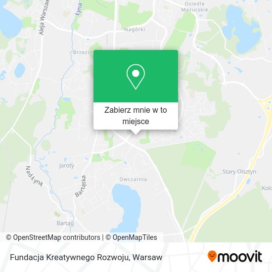 Mapa Fundacja Kreatywnego Rozwoju