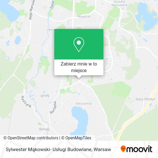 Mapa Sylwester Mąkowski- Usługi Budowlane