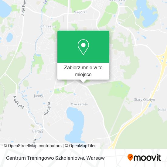 Mapa Centrum Treningowo Szkoleniowe