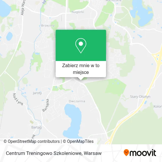 Mapa Centrum Treningowo Szkoleniowe