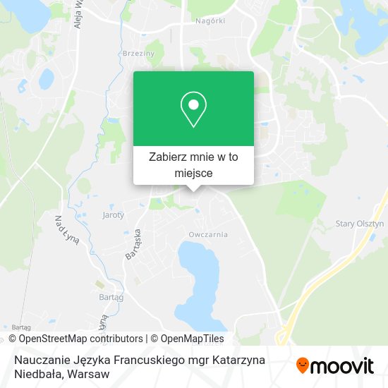 Mapa Nauczanie Języka Francuskiego mgr Katarzyna Niedbała