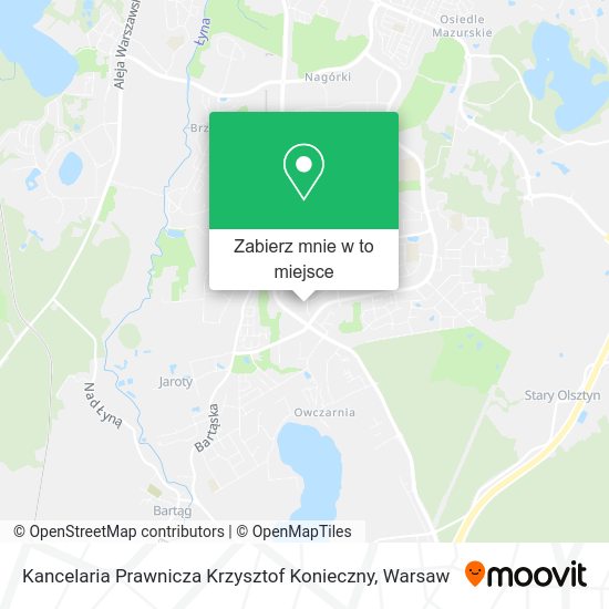 Mapa Kancelaria Prawnicza Krzysztof Konieczny