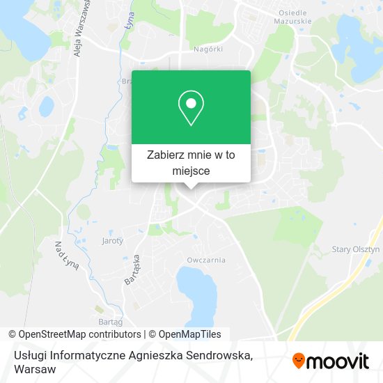 Mapa Usługi Informatyczne Agnieszka Sendrowska