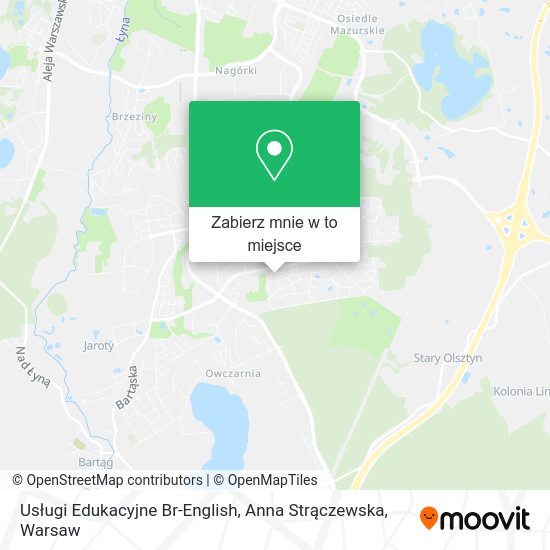 Mapa Usługi Edukacyjne Br-English, Anna Strączewska