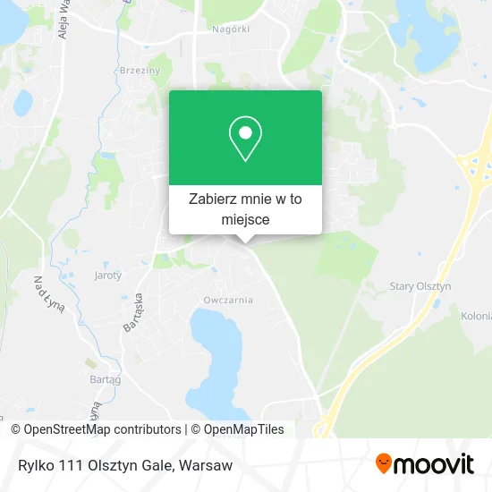Mapa Rylko 111 Olsztyn Gale