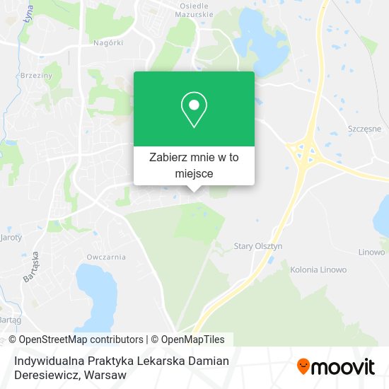 Mapa Indywidualna Praktyka Lekarska Damian Deresiewicz