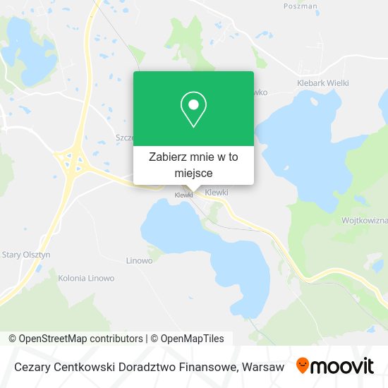 Mapa Cezary Centkowski Doradztwo Finansowe