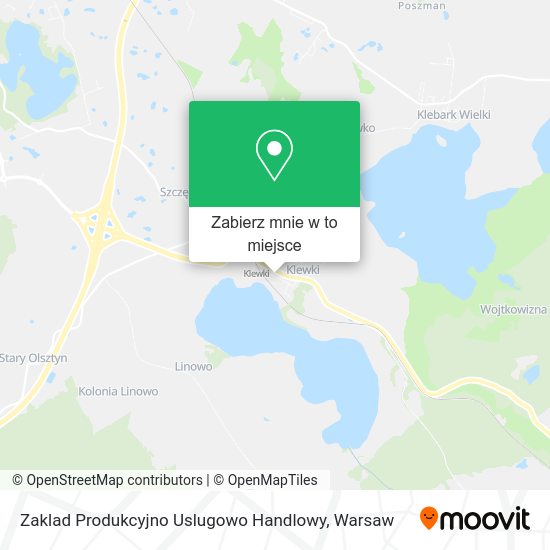 Mapa Zaklad Produkcyjno Uslugowo Handlowy