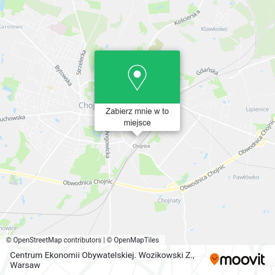 Mapa Centrum Ekonomii Obywatelskiej. Wozikowski Z.