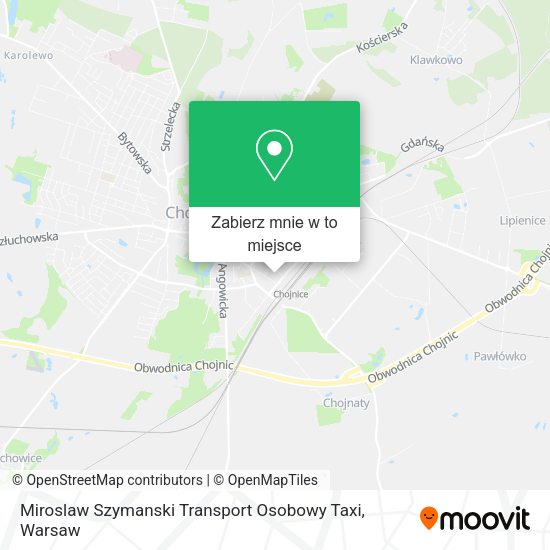 Mapa Miroslaw Szymanski Transport Osobowy Taxi