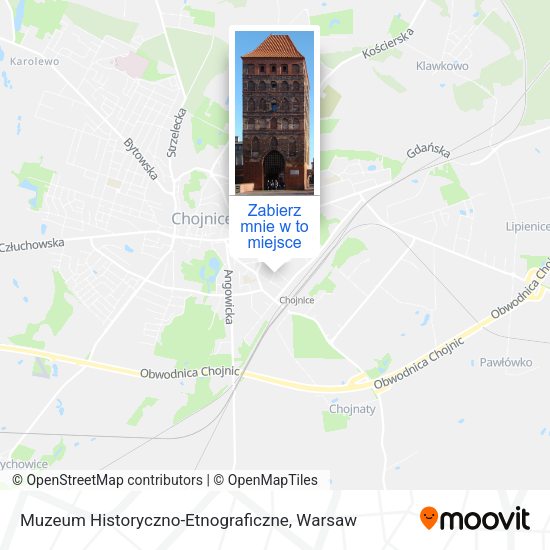 Mapa Muzeum Historyczno-Etnograficzne