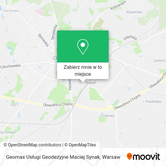 Mapa Geomax Usługi Geodezyjne Maciej Synak