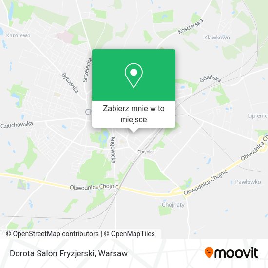 Mapa Dorota Salon Fryzjerski