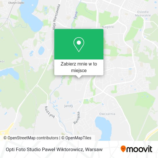 Mapa Opti Foto Studio Paweł Wiktorowicz